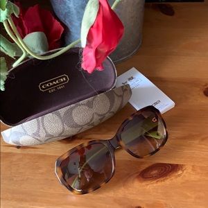 Coach (Emma) tortoise shell sunglasses